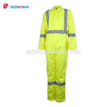 Durable Material Construction Worker Reflective Coverall